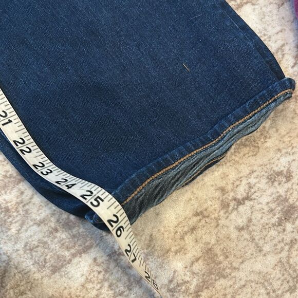 rag & bone Blue cropped Flare Wide Leg Jeans size 31 - Picture 8 of 10